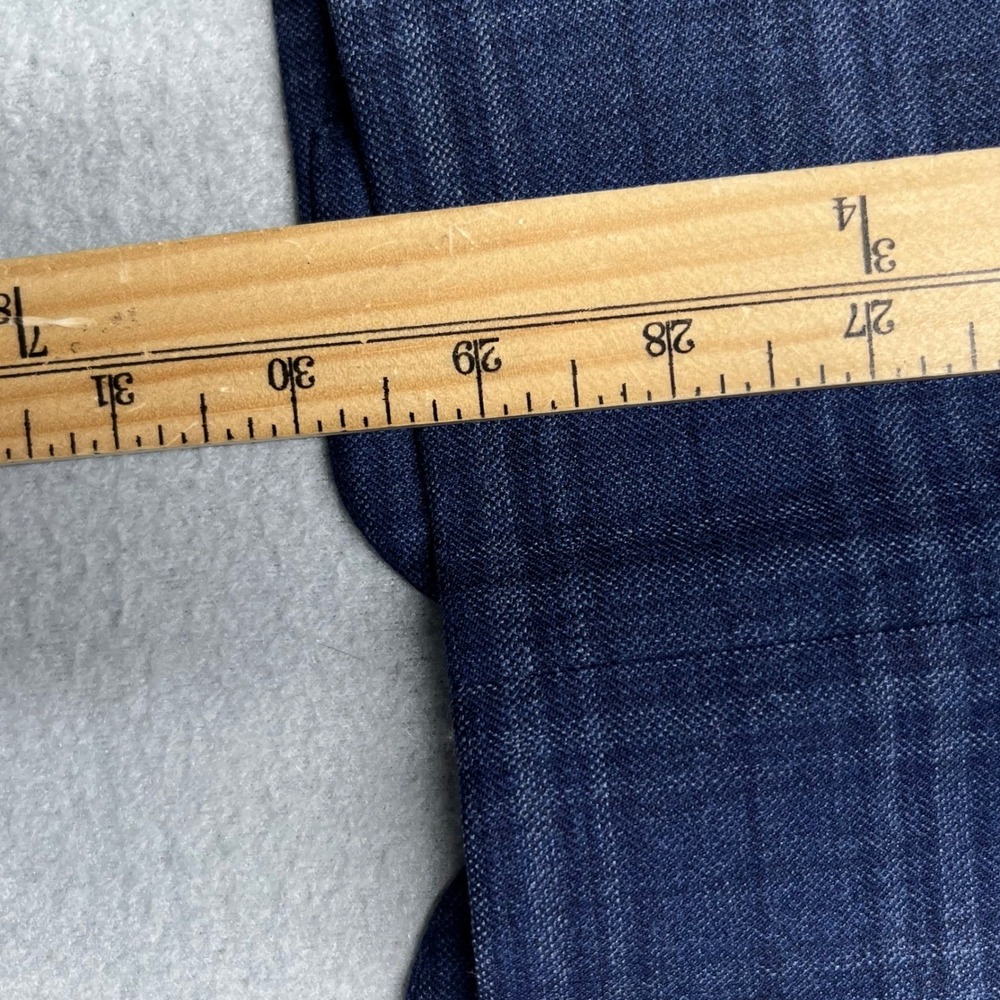 JOS A BANK 1905 Mens Plaid Blazer Jacket Wool Spandex Blue Size‎ 38 Short - Picture 10 of 14